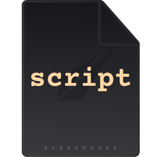 A .screencore script file icon.
